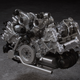 Press image of the three-liter, twin-turbo M630 120-degree V6 from the McLaren Artura